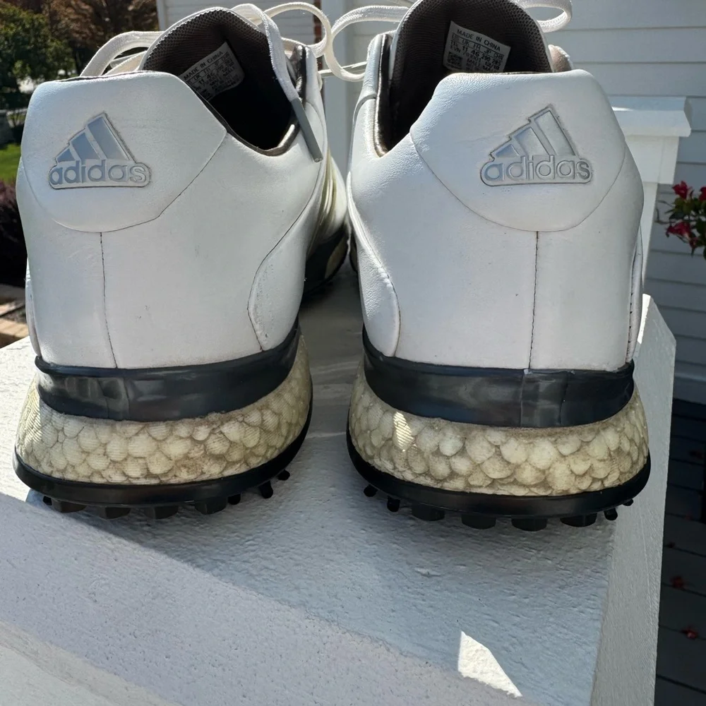Adidas Tour 360 Men's White Golf Shoes 11.5
